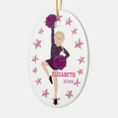 ブレードのPomのブロンドの分隊のパーソナライズな記念品 セラミックオーナメント (左)