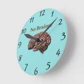 ブレーナー時計なし ラウンド壁時計 (傾斜)