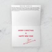 ブレーマール城 – ファーカーソン氏クリスマスカード シーズンカード (内部)