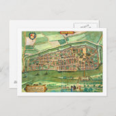 ブレーメンの地図, 'Civitates Orbis Terrarum'より ポストカード (正面/裏面)