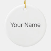 ブレーメンシティドイツレトロタウンミュージシャンヴィンテージ セラミックオーナメント (裏面)