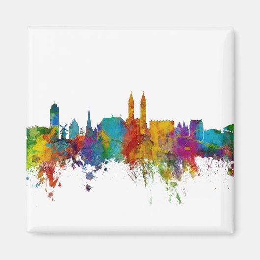 ブレーメンドイツスカイライン マグネット (正面)