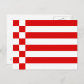 ブレーメン葉書の国旗 ポストカード (正面/裏面)