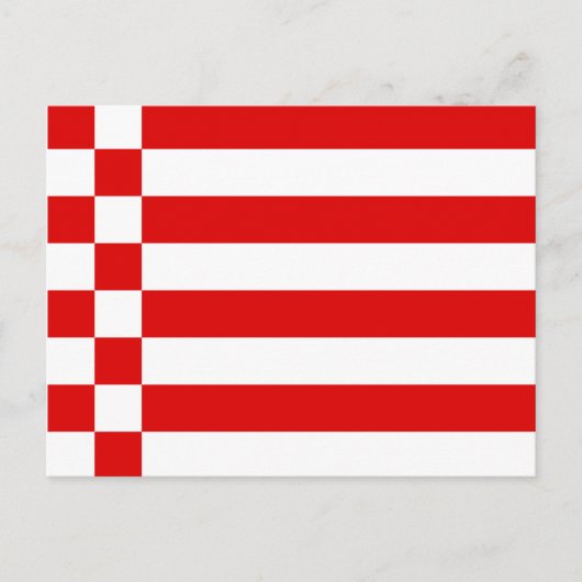 ブレーメン葉書の国旗 ポストカード (正面)