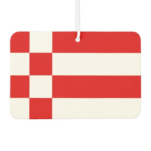 ブレーメン・キーチェーン国旗 カーエアーフレッシュナー (正面)