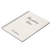 ブレーンストームゾーンのホワイトノートブック ノートブック (左側)