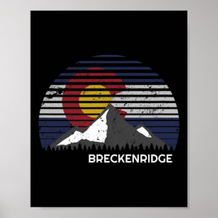ブレckenridge コロラド州 X Co フラッグ マウンテン ポスター