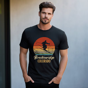 ブレckenridge コロラド スキー ヴィンテージ マウンテンスキー tシャツ