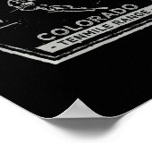 ブレckenridge コロラド 長袖 スノースキー ポスター (角)