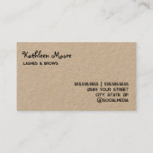 ブロウおもしろいズ&ラッシュクラフト 名刺 (裏面)