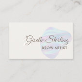 ブロウアーティストイリジェスパールオパール抽象芸術 名刺 (正面)