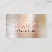 ブロウズロゴマイクロブレードソーシャルメディアバラブラシ 名刺 (裏面)