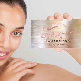 ブロウズロゴマイクロブレードソーシャルメディアバラブラシ 名刺