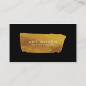 ブロガエレガントーの金ゴールドとブラック・ソーシャル・メディア 名刺 (正面)