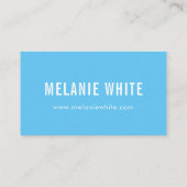 ブロガーおよびグラフィックデザイナー 名刺 (裏面)