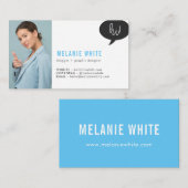 ブロガーおよびグラフィックデザイナー 名刺 (正面/裏面)