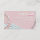 ブロガーがスローガンを掲げる名刺 名刺 (裏面)