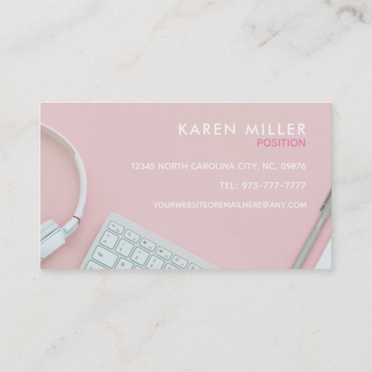 ブロガーがスローガンを掲げる名刺 名刺 (裏面)