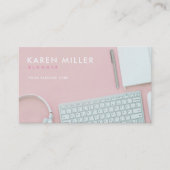 ブロガーがスローガンを掲げる名刺 名刺 (正面)