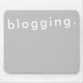 ブロガーのブログはっきりしたシンプルモダン マウスパッド (正面)