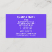 ブロガーの名刺 名刺 (裏面)