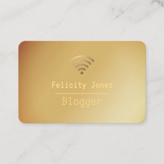 ブロガーの名刺 名刺 (正面)