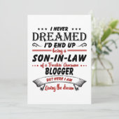 ブロガーの義理素晴らし息子 案内状 (スタンド正面)