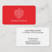 ブロガーパーソナライズされた・インフルエンサー・コンテンツ作成者 名刺 (正面/裏面)