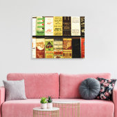 ブロクトンマッチブックス キャンバスプリント (インサイチュ (リビング))