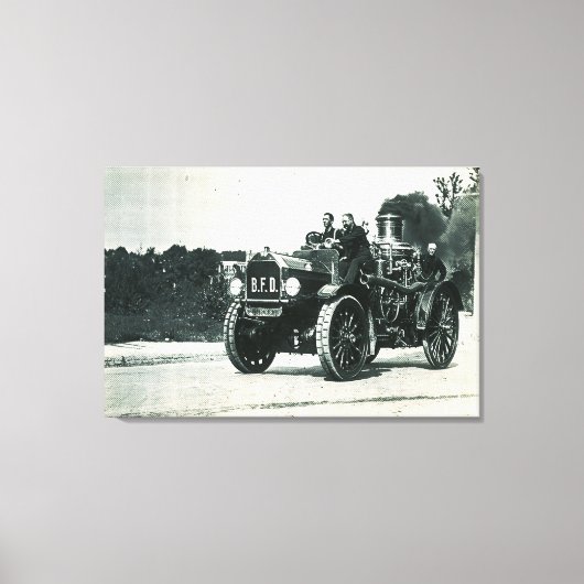 ブロクトン消防署 – エンジン番号1 キャンバスプリント (正面)