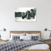 ブロクトン消防署 – エンジン番号1 キャンバスプリント (インサイチュ (寝室))