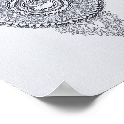 ブログのカラーリングページ ポスター (角)