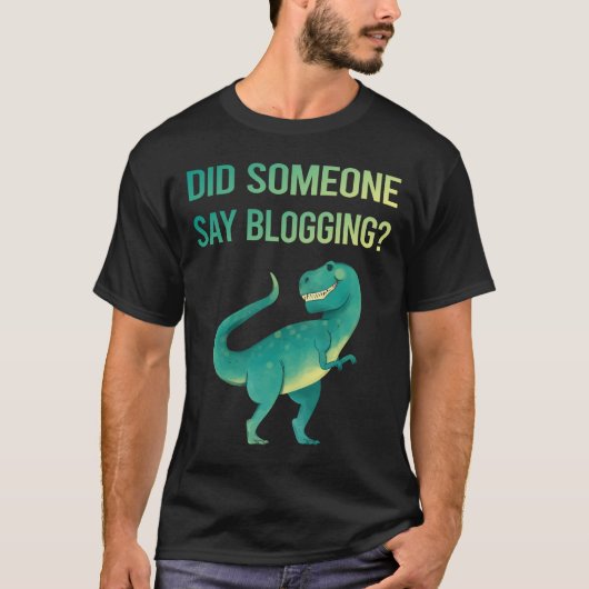 ブログのブロガーと言う人 Tシャツ (正面)
