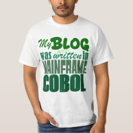 ブログはCOBOLでコーディングされた – Mainframe Development Tシャツ