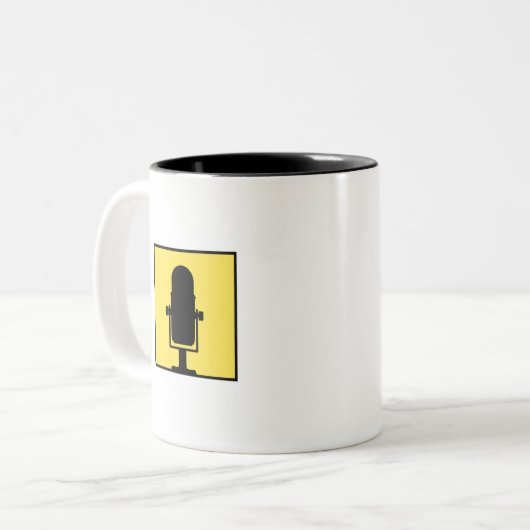 ブログロゴコーヒーマグの声 ツートーンマグカップ (正面左)