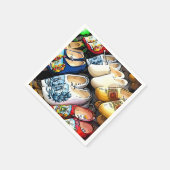 ブログ，アムステルダム，オランダ-紙ナプキンス スタンダードカクテルナプキン (角)