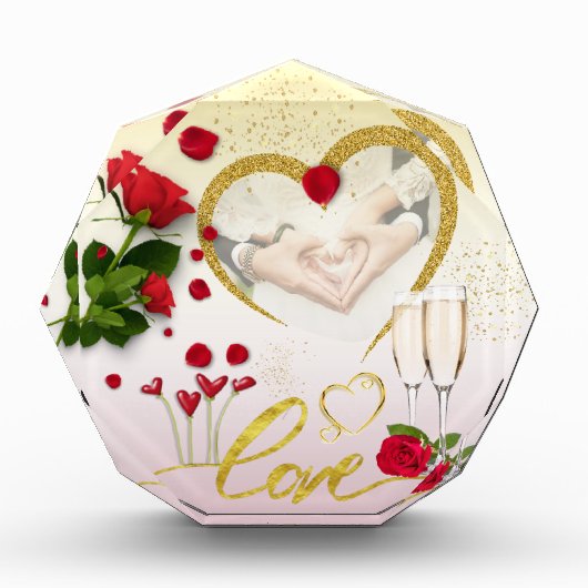 ブロケ・パラ・フォトスのペルソナリアド・コラゾン・コンアモール フォトブロック (正面)