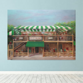 ブロゲンズサウス，セントサイモンズアイランド – キャンバスプリント