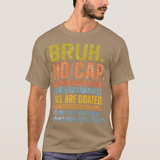ブロコマジヤバイ先生が帰ってきた Tシャツ (正面)