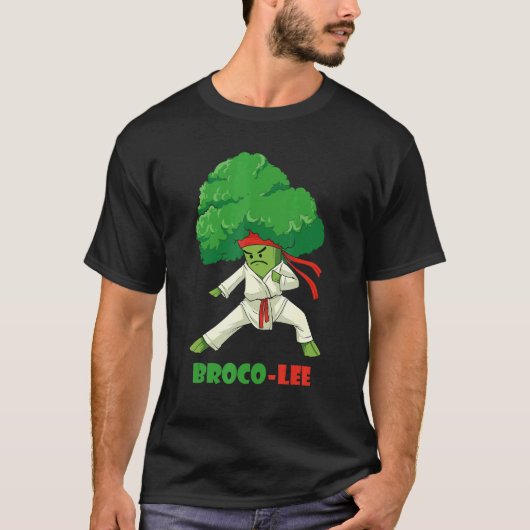 ブロコリーベジタリアンブロッコリー空手 Tシャツ (正面)