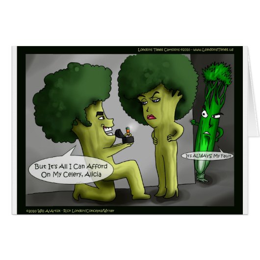 ブロコリ花嫁おもしろいカードTeeマグカップ&ギフト (正面横)