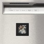 ブロスおもしろいビッグフットとイエティブラザーズサスカッチアウ マグネット (インサイチュ (食洗機))