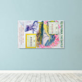 ブロスをベルト。宝石商の広告 キャンバスプリント (インサイチュ (ウッドフロア))