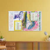 ブロスをベルト。宝石商の広告 キャンバスプリント (インサイチュ (リビング))