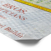 ブロスをベルト。宝石商の広告 ポスター (角)