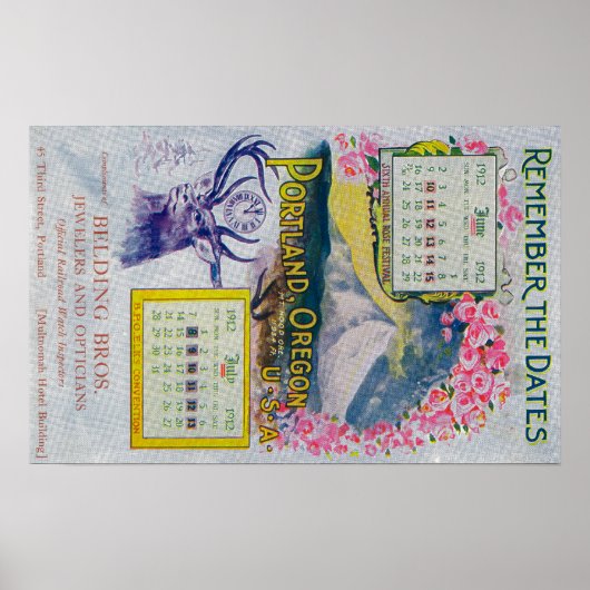 ブロスをベルト。宝石商の広告 ポスター (正面)