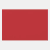 ブロダイレッドモダンオリジナルスコットランドタータンチェック ラッピングペーパーシート (正面3)