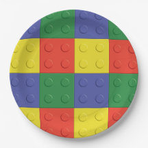 ブロックおよび煉瓦パーティーのプレート