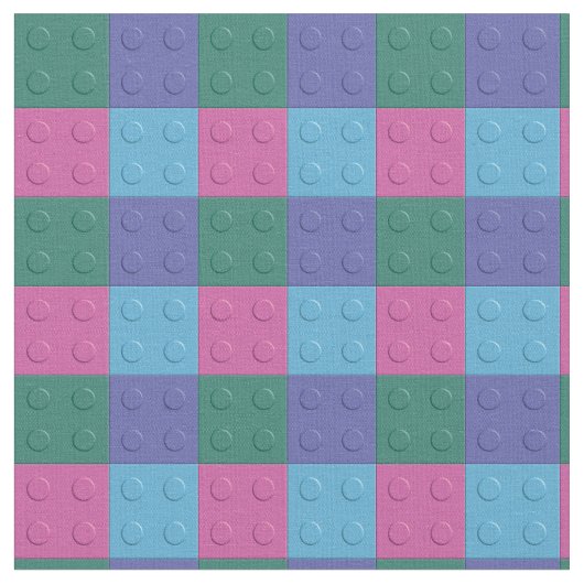 ブロックおよび煉瓦-女の子 ファブリック (クローズアップ)