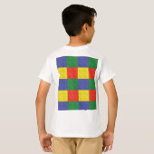 ブロックおよび煉瓦Tシャツ Tシャツ (裏面フル)